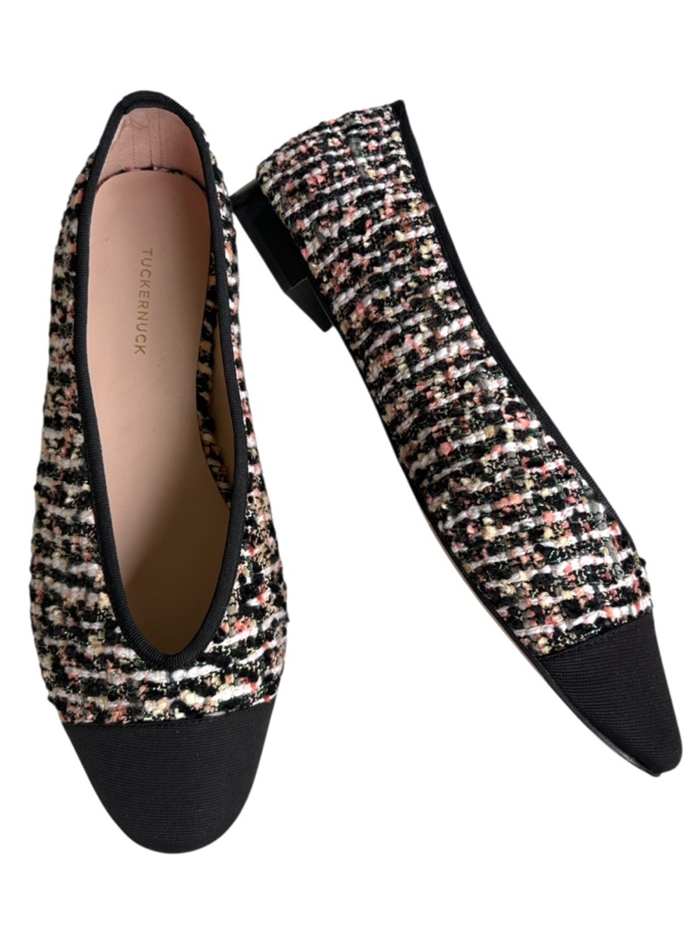 Like New Tuckernuck Embellished Tweed Nina Flats Size 10